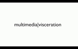 image of the word multimedia visceration that links to the theory page