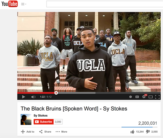 Youtube video: The Black Bruins [Spoken Word] - Sy Stokes