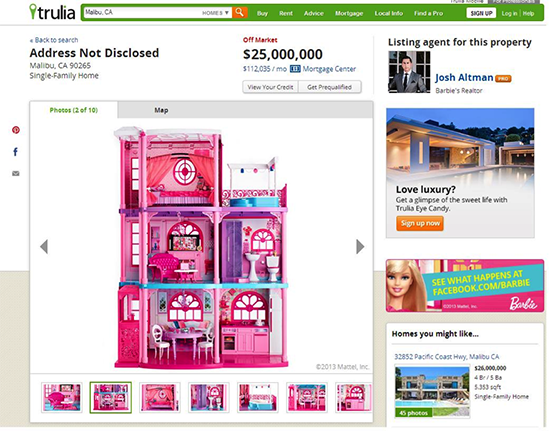 barbie home page