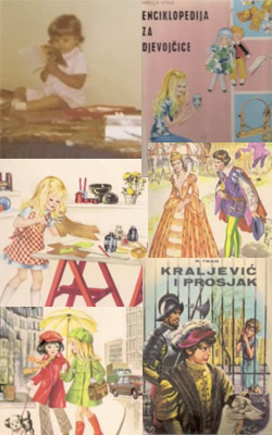 collage of illustrations from Croatian children's books