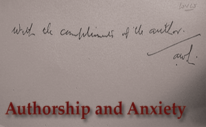 Authorship and anxiety