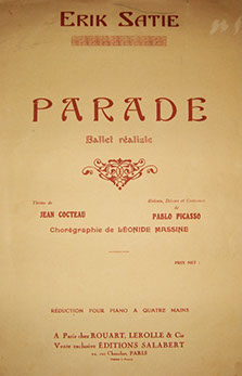 Program cover from the 1917 production of Parade.